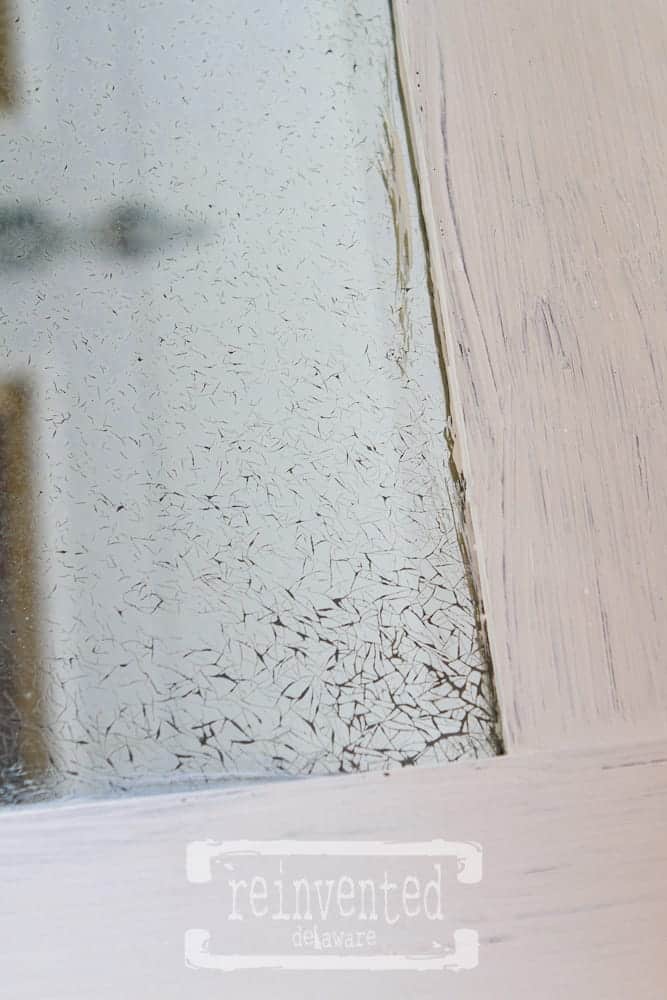 repurposed vintage craftsman mirror coat rack