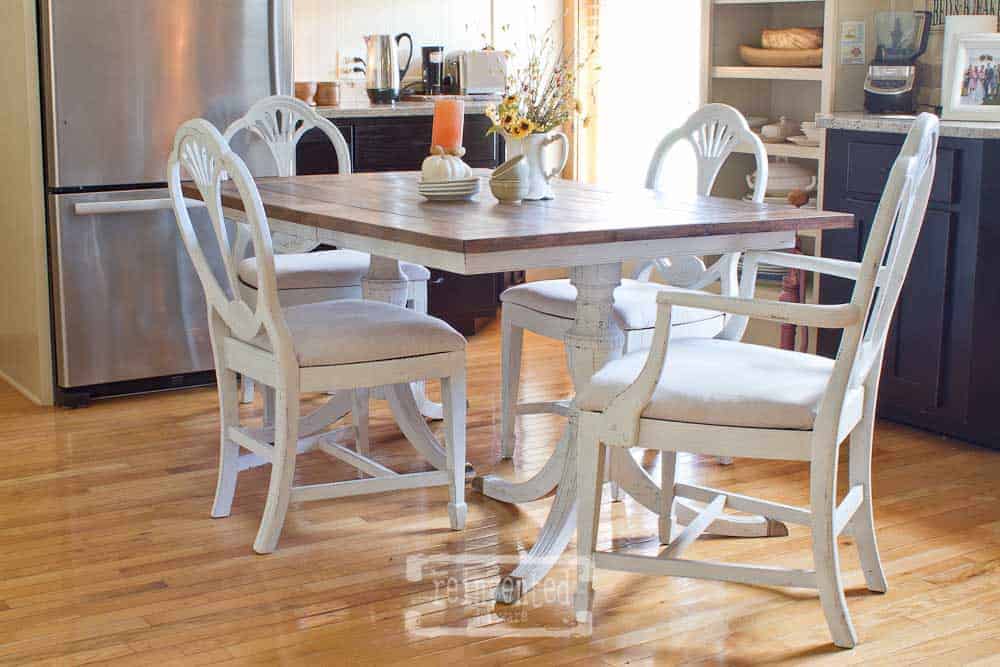 Duncan Phyfe Dining Set Transformation