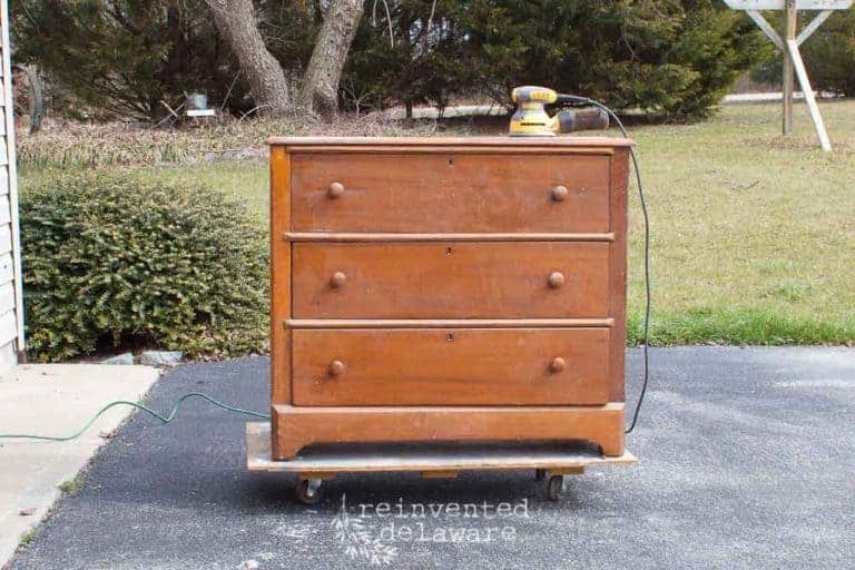 antique dresser makeover