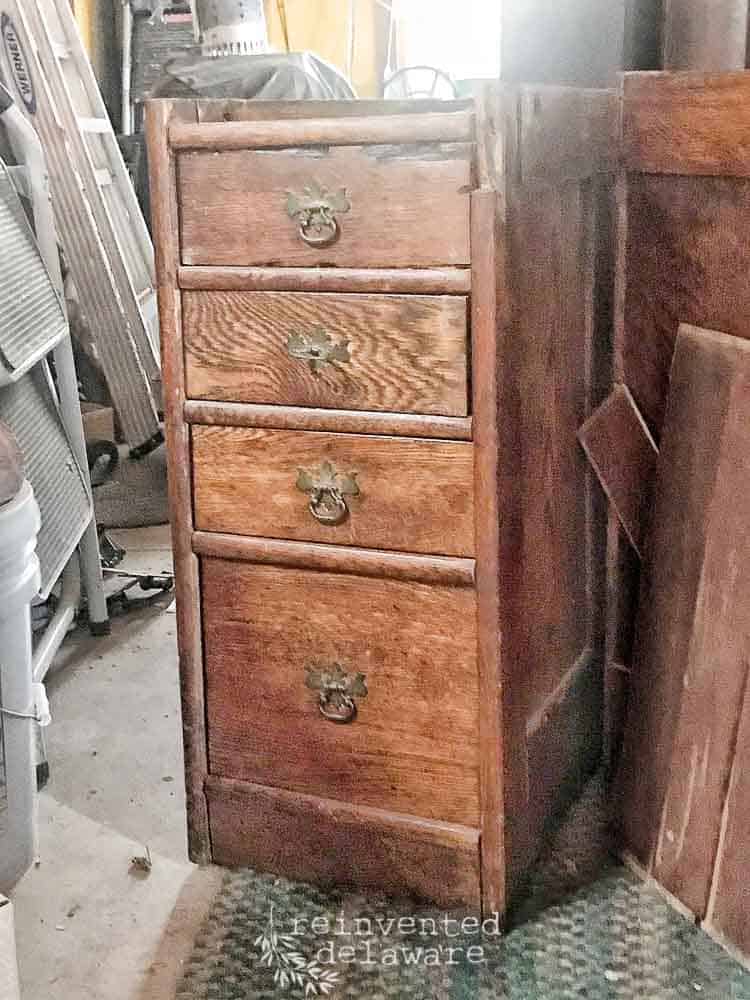 antique desk cabinet furniture makeover