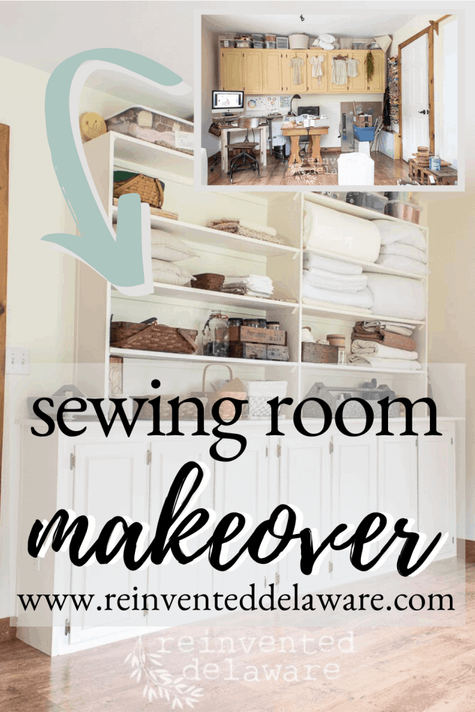 Ready to see the reveal of my sewing room makeover? You are in for a treat because today it is in working order! I am so excited to share it with you! #diyhomeprojects #roommakeover #sewingcommunity