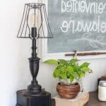 Easy Lamp Makeover with Milk Paint