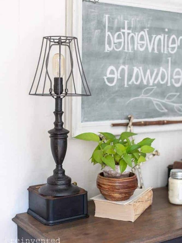 Thrifterd Lamp Makeover