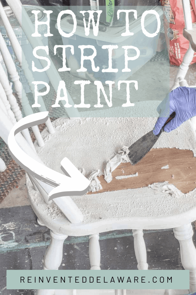 Want to know how easy it is to strip paint off of furniture?  I've got you covered!  I will walk you step-by-step how to strip paint from furniture! #customfurniture #furnituremakeover #diyfurnituremakeover