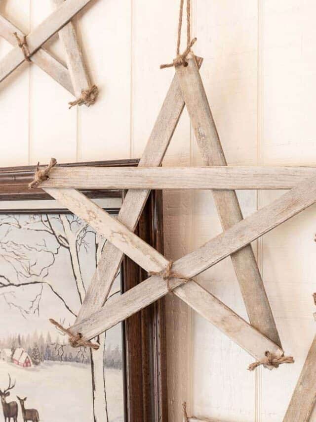 Farmhouse Hanging Star DIY | Holiday Decor