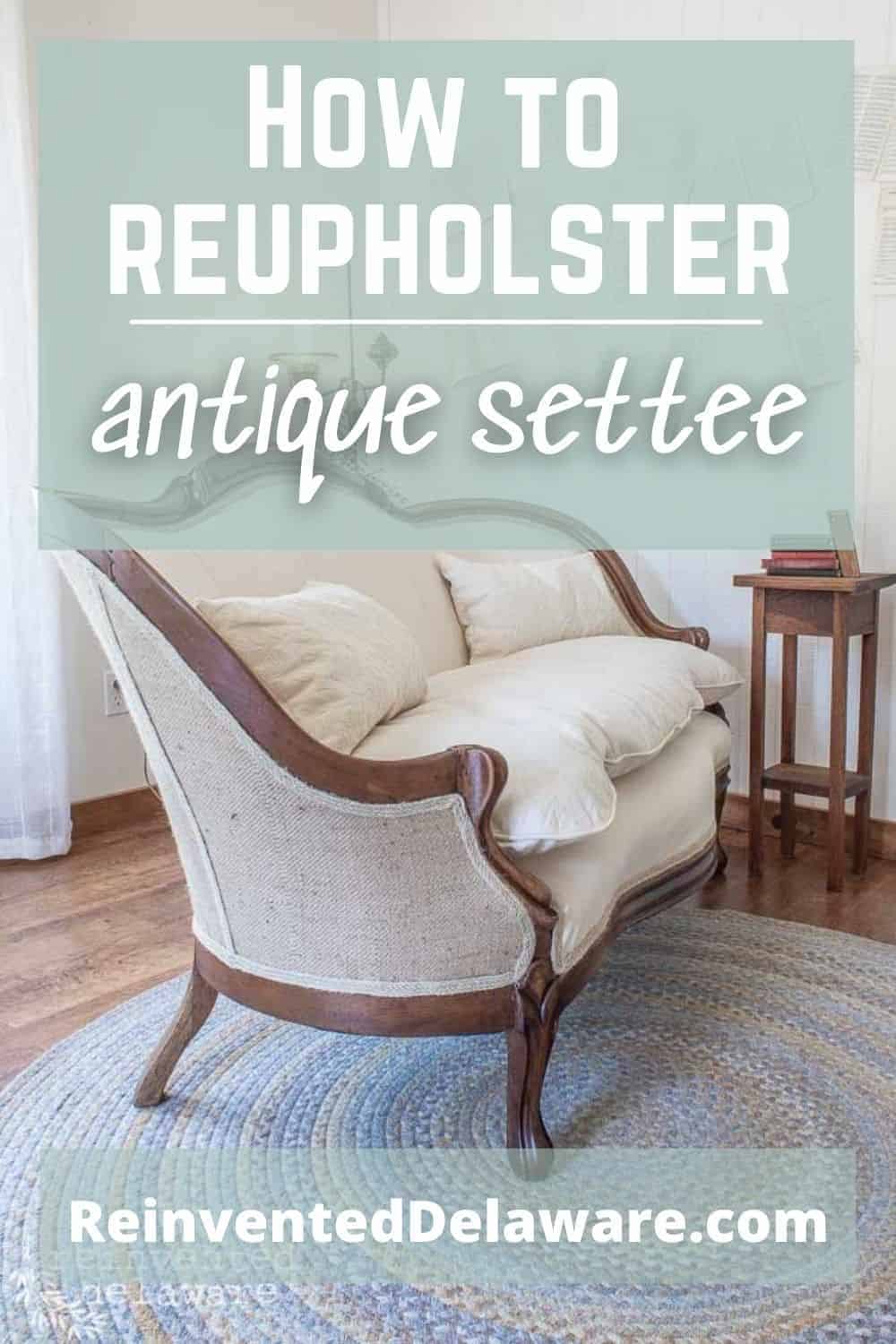 Vintage Settee Makeover Part Three Reinvented Delaware