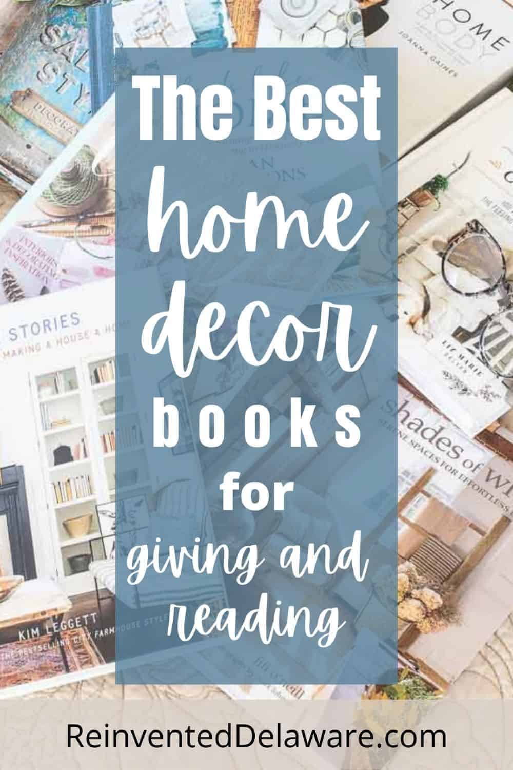 Designer Books for Home Decor - Reinvented Delaware