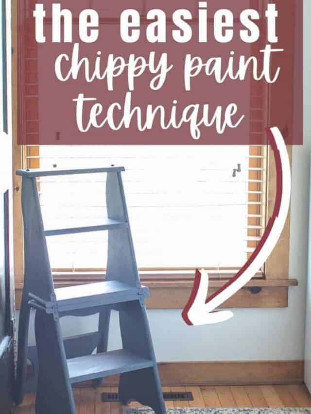 How to Create Chippy Paint Finish
