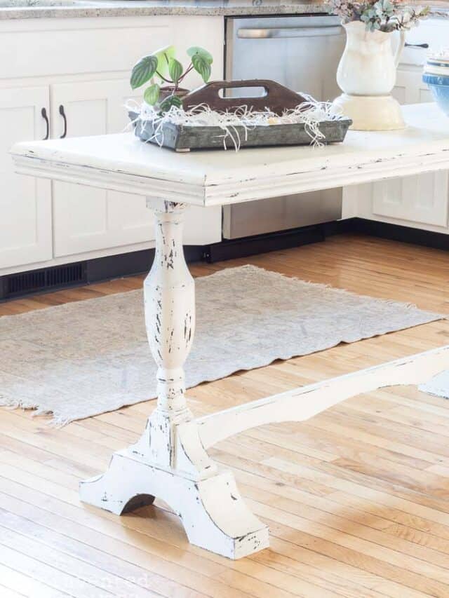 Upcycle a Table with Milk Paint