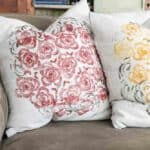 painting tutorial for diy pillow covers