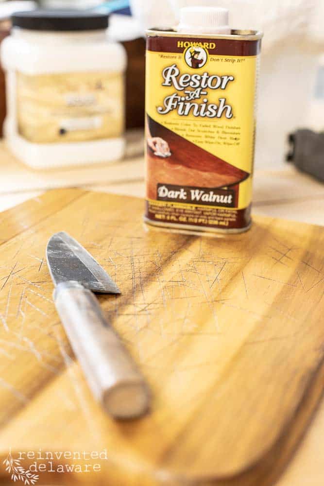 how to use restore a finish on cutting board