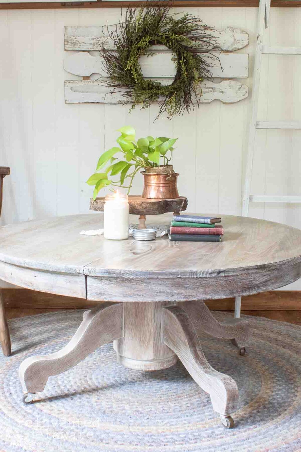 How to Upcycle a Dining Room Table into a Coffee Table Reinvented