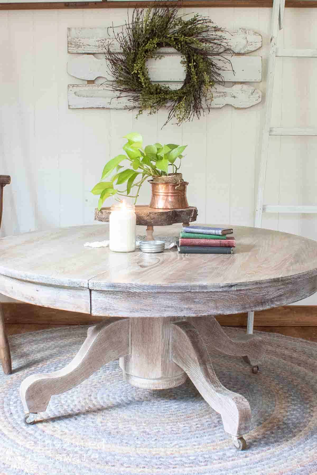 How to Upcycle a Dining Room Table into a Coffee Table - Reinvented ...