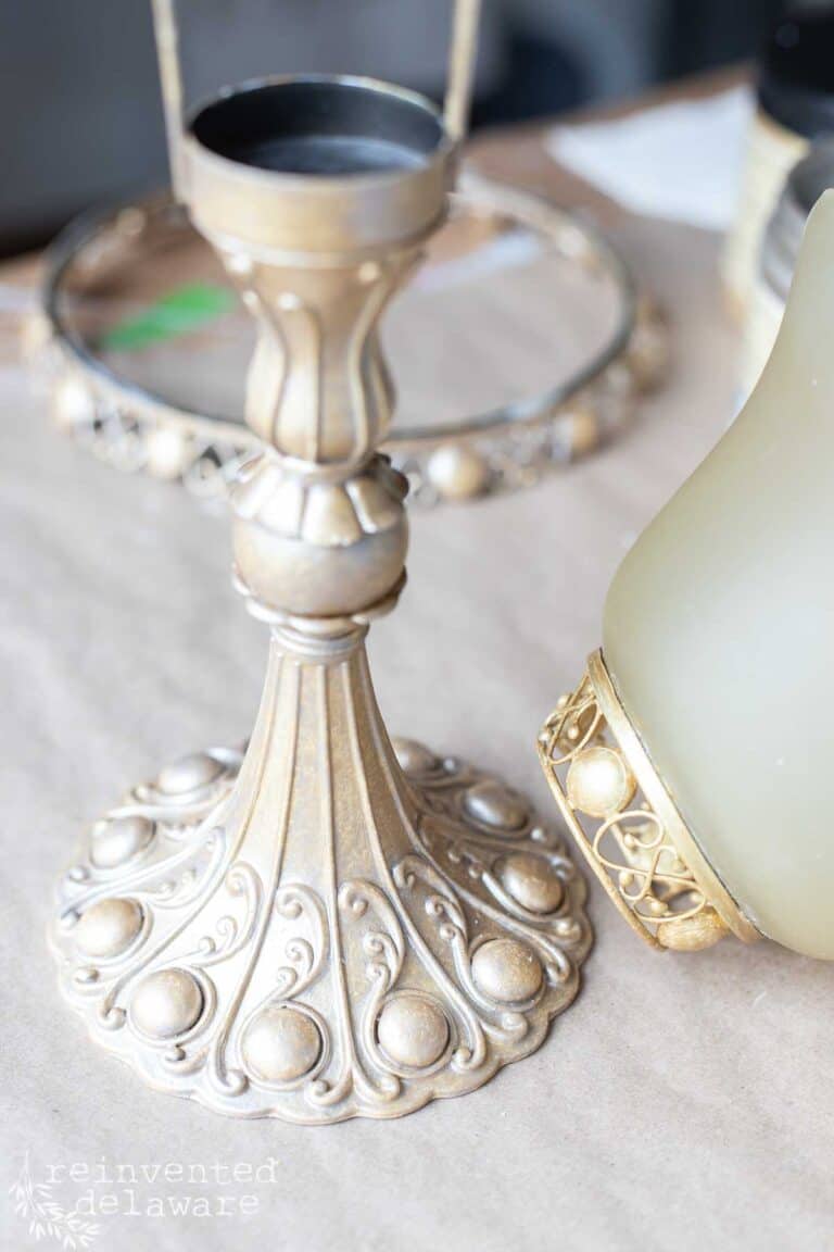 How to Make Metal Look Like Brass using Paint Reinvented Delaware