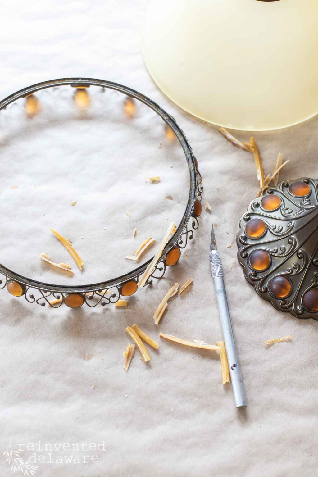 How to Make Metal Look Like Brass using Paint Reinvented Delaware