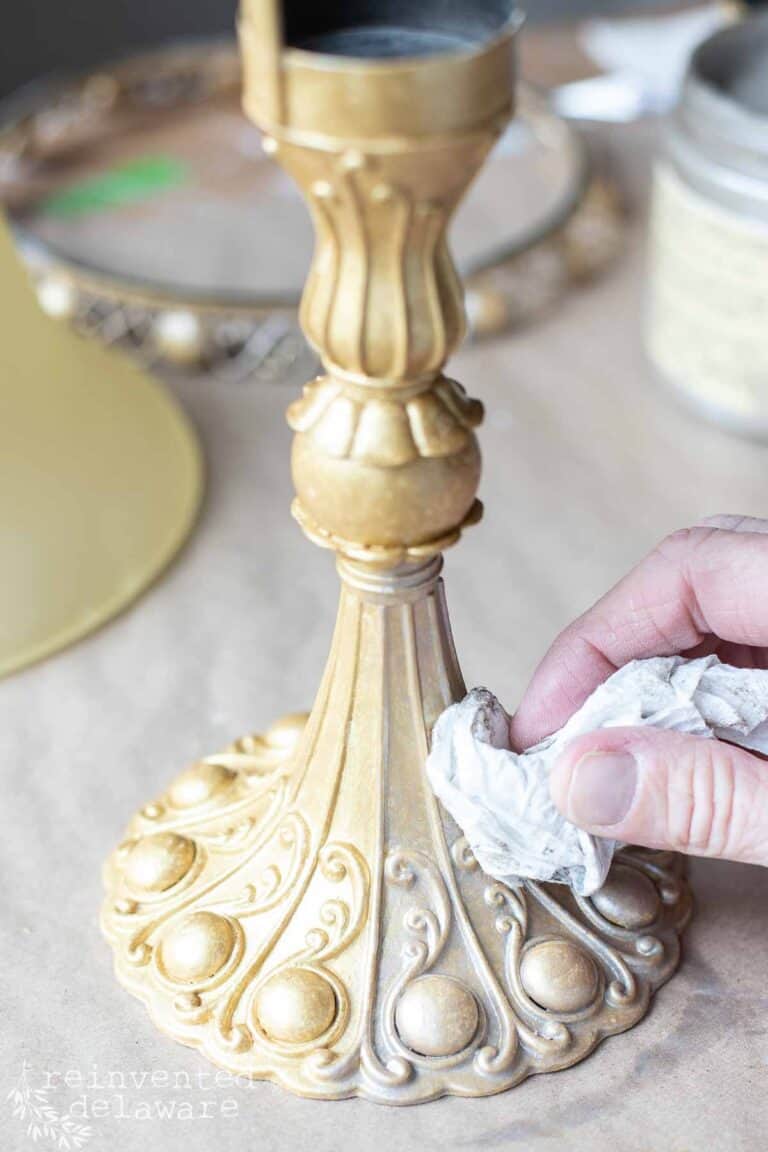 How to Make Metal Look Like Brass using Paint Reinvented Delaware