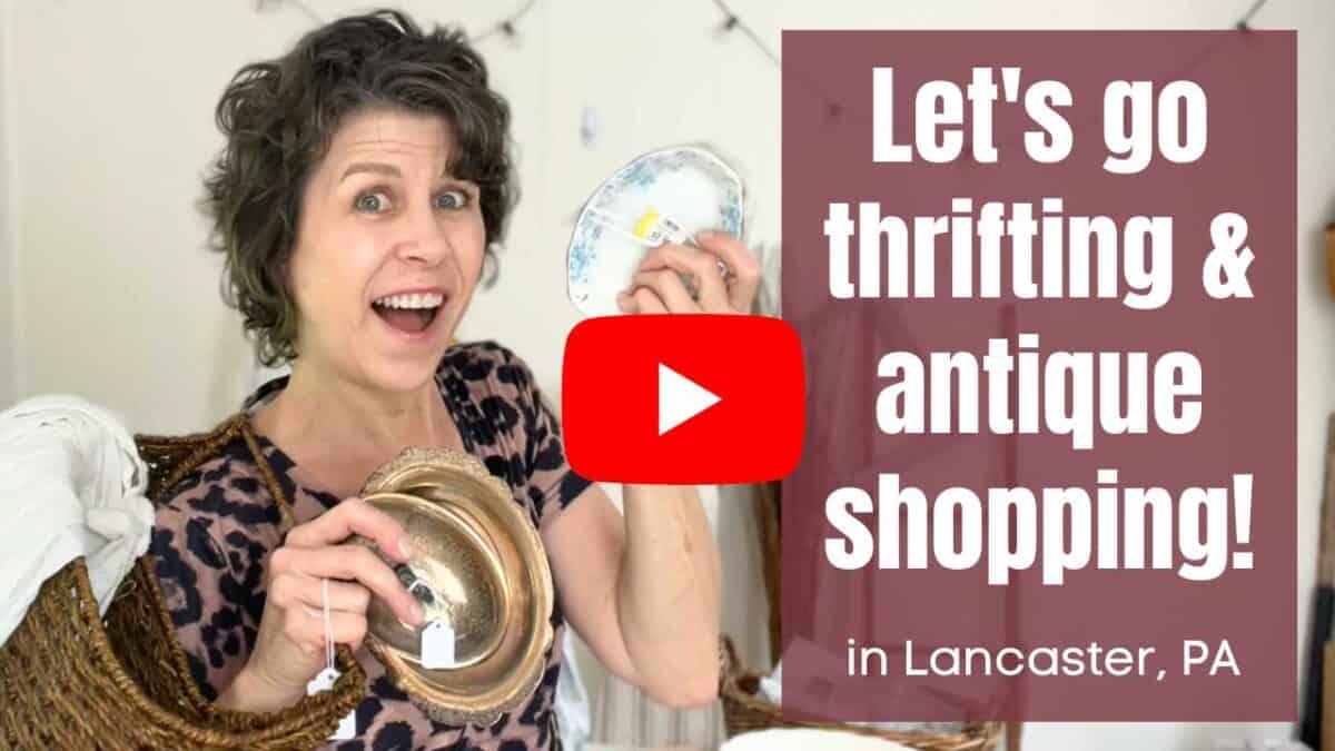 youtube thumnail let's go thrifting