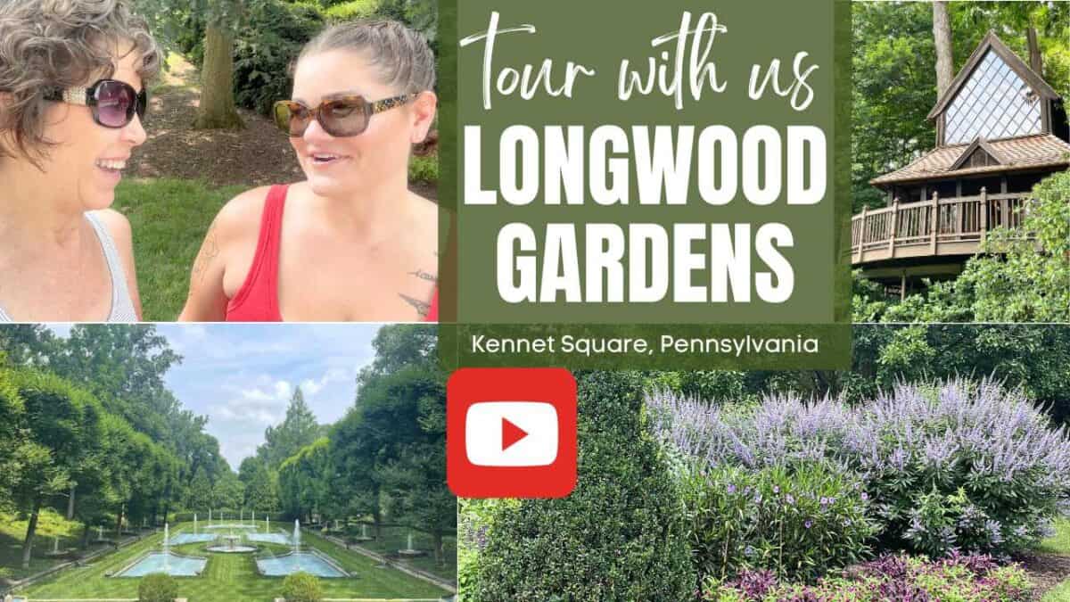 youtube graphic about longwood garden tour