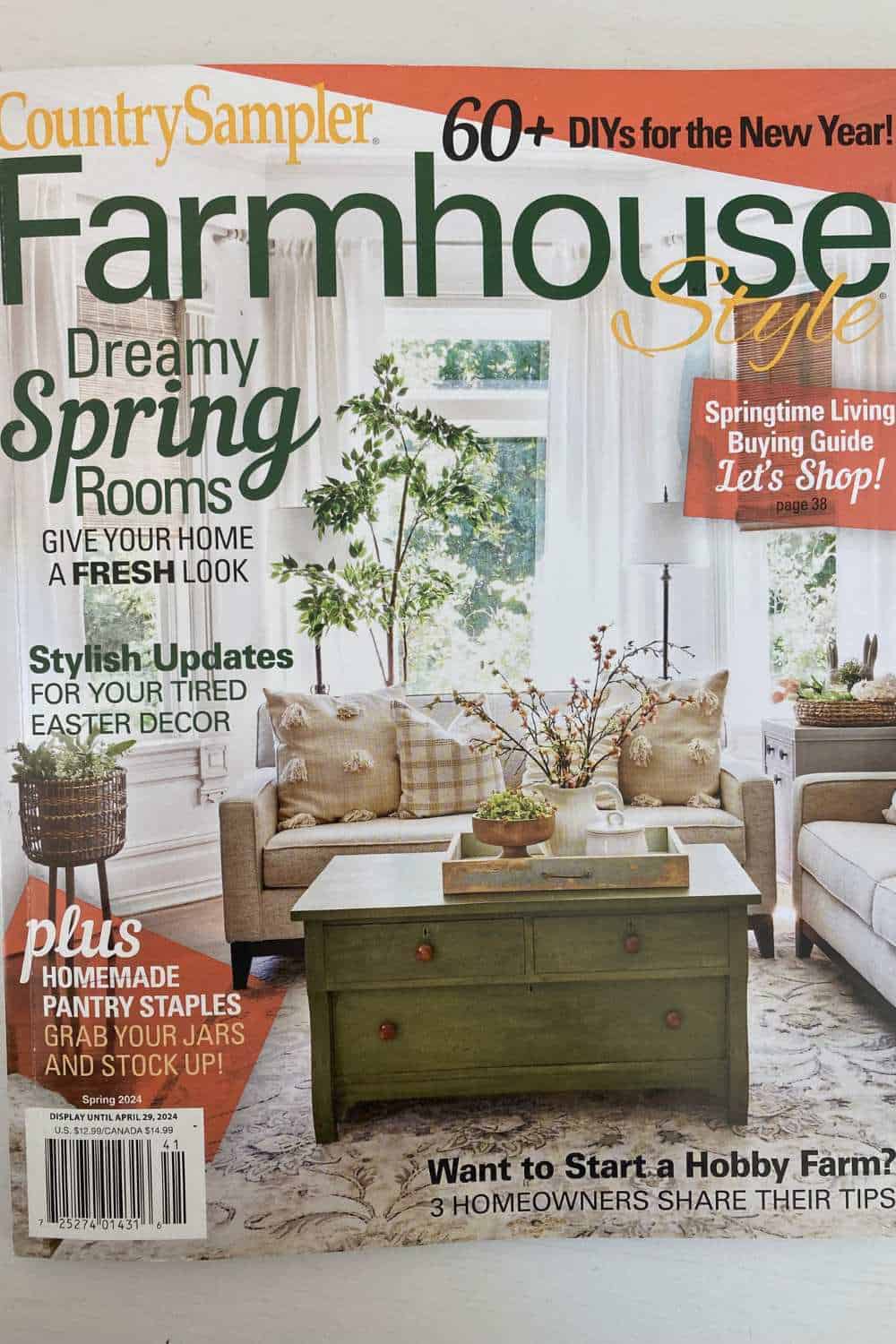 front cover country living farmhouse style magazine