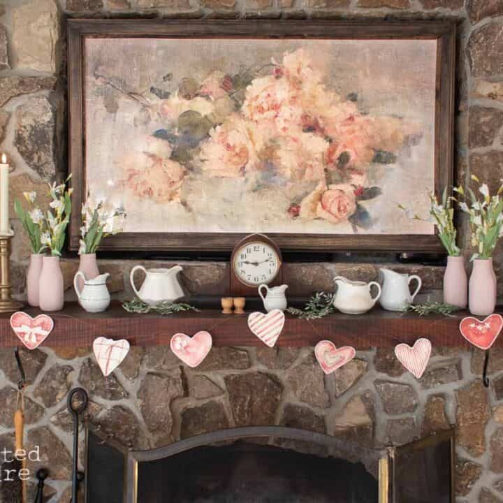 Easy Vintage Valentine's Day Decor Ideas - Reinvented Delaware
